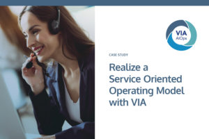 realize a service oriented operating model with via aiops use case