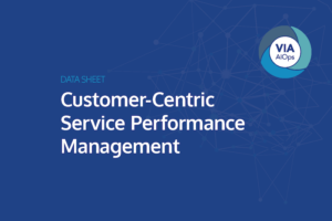 Customer-Centric Service Performance Management
